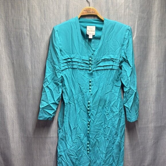 Vintage Joseph Ribkoff button up dress size 12 - Picture 5 of 8